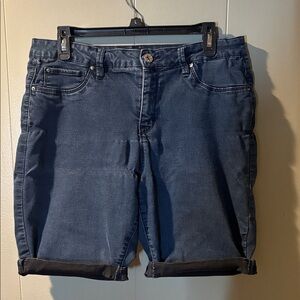 Signature Studio Blue Denim Shorts